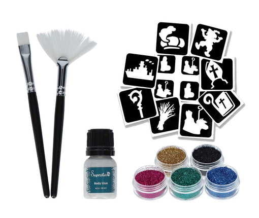 Schmink Specialist Sinterklaas Glittertattoo Set