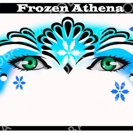 ShowOffs Body Art Athena Masker Schmink Sjabloon