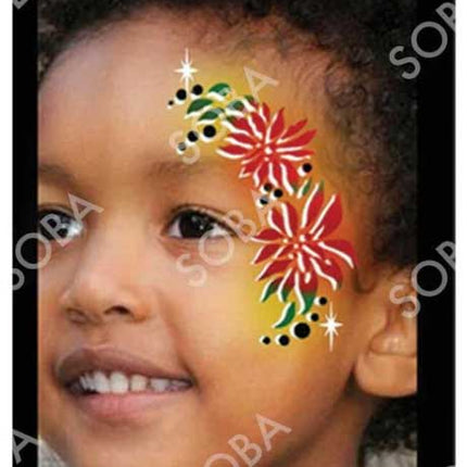 ShowOffs Body Art Bloem Eyedesign Schminksjabloon