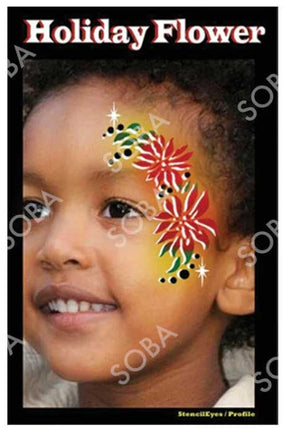 ShowOffs Body Art Bloem Eyedesign Schminksjabloon