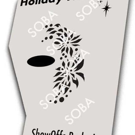 ShowOffs Body Art Bloem Eyedesign Schminksjabloon