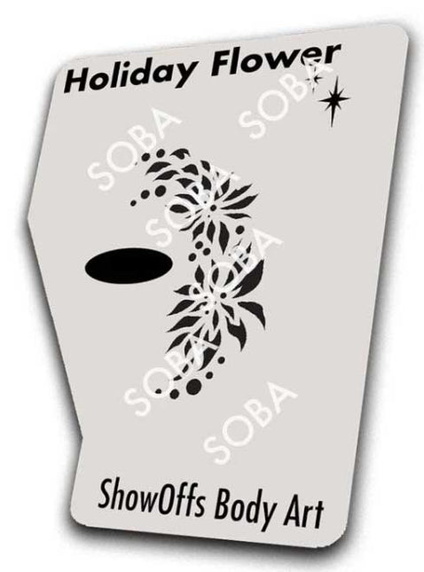 ShowOffs Body Art Bloem Eyedesign Schminksjabloon