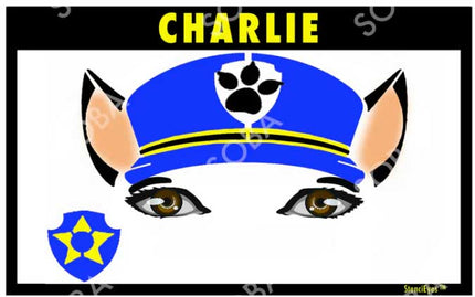 ShowOffs Body Art Charlie Masker Schmink Sjabloon