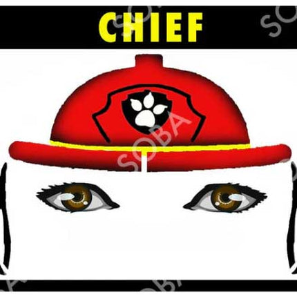 ShowOffs Body Art Chief Masker Schmink Sjabloon