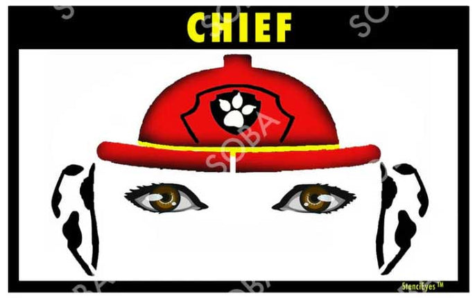 ShowOffs Body Art Chief Masker Schmink Sjabloon