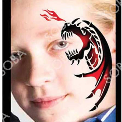 ShowOffs Body Art Draak Eyedesign Schminksjabloon