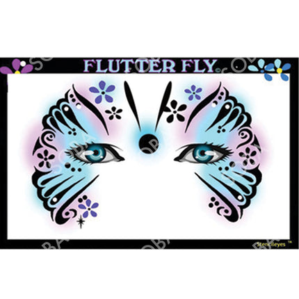 ShowOffs Body Art Flutter Fly Masker Schmink Sjabloon