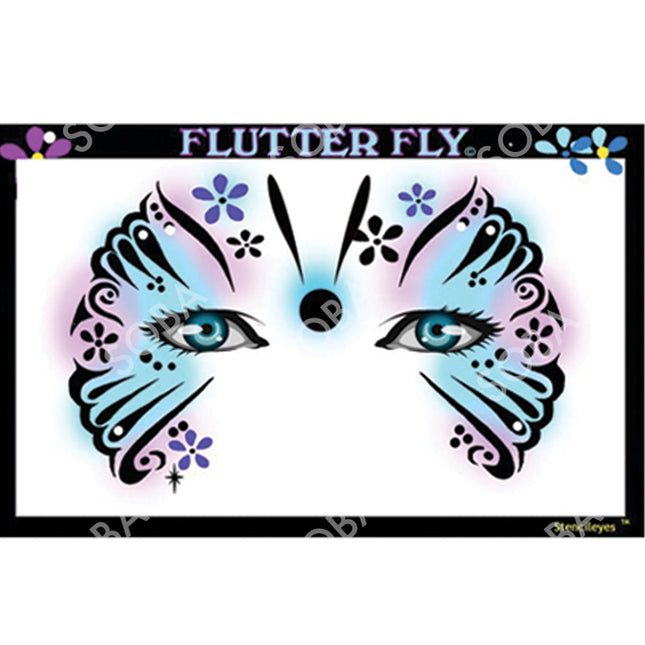 ShowOffs Body Art Flutter Fly Masker Schmink Sjabloon