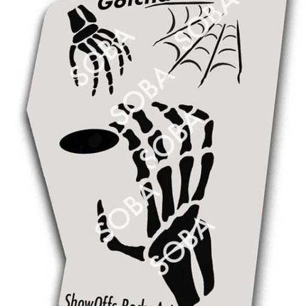 ShowOffs Body Art Gotcha Eyedesign Schminksjabloon