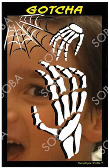 ShowOffs Body Art Gotcha Eyedesign Schminksjabloon