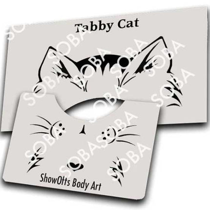 ShowOffs Body Art Kat Masker Schmink Sjabloon