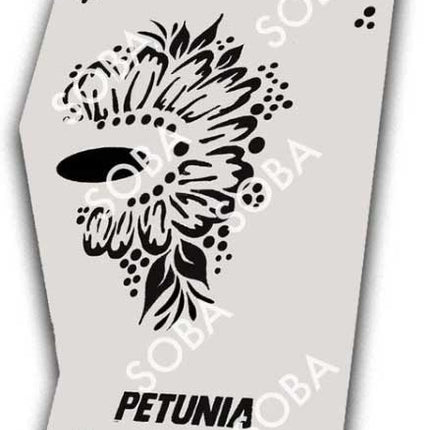 ShowOffs Body Art Petunia Eyedesign Schminksjabloon
