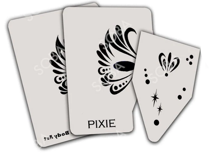 ShowOffs Body Art Pixie Masker Schmink Sjabloon