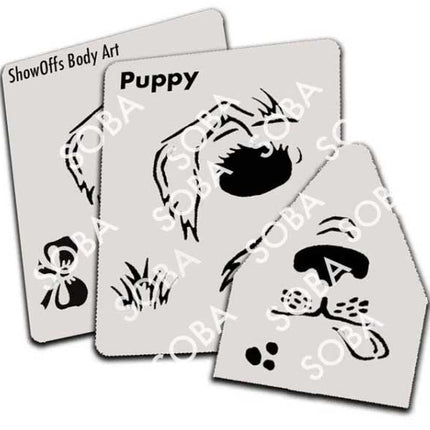 ShowOffs Body Art Puppy Masker Schmink Sjabloon