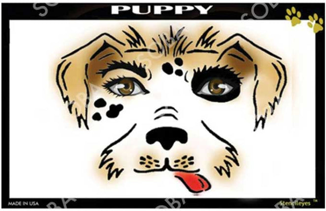 ShowOffs Body Art Puppy Masker Schmink Sjabloon