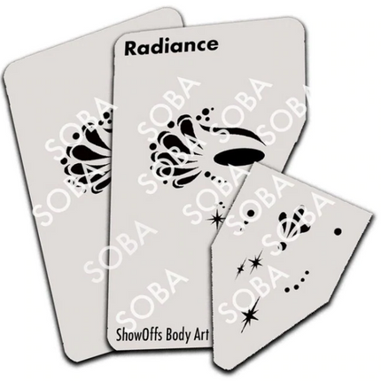 ShowOffs Body Art Radiance Masker Schmink Sjabloon