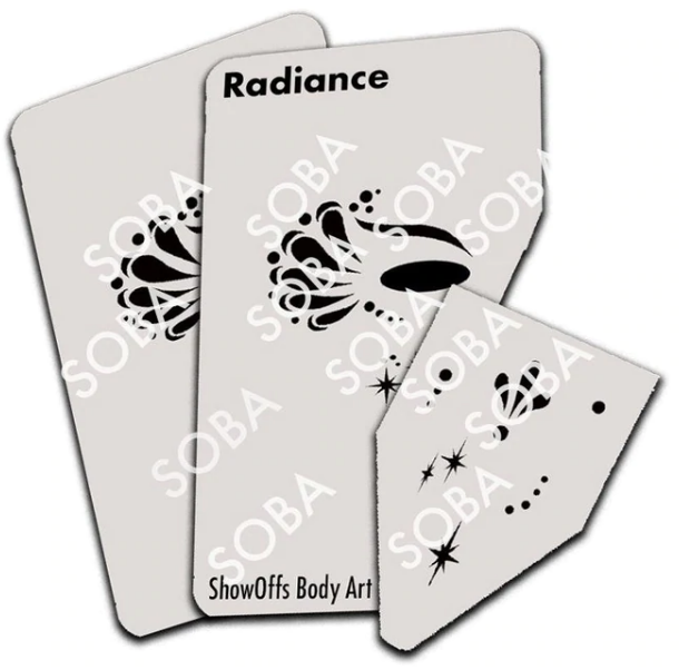 ShowOffs Body Art Radiance Masker Schmink Sjabloon