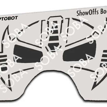 ShowOffs Body Art Robot Masker Schmink Sjabloon