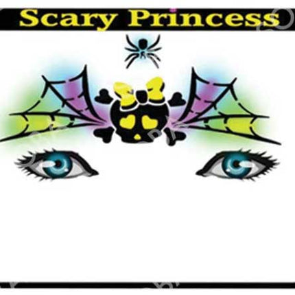 ShowOffs Body Art Scary Princess Masker Schmink Sjabloon