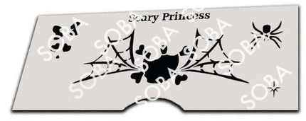 ShowOffs Body Art Scary Princess Masker Schmink Sjabloon