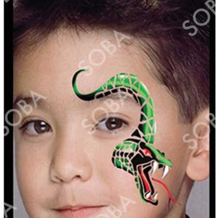 ShowOffs Body Art Slang Eyedesign Schminksjabloon