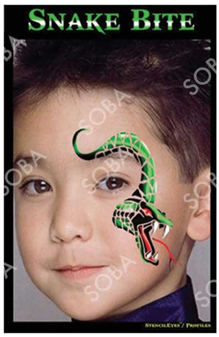 ShowOffs Body Art Slang Eyedesign Schminksjabloon