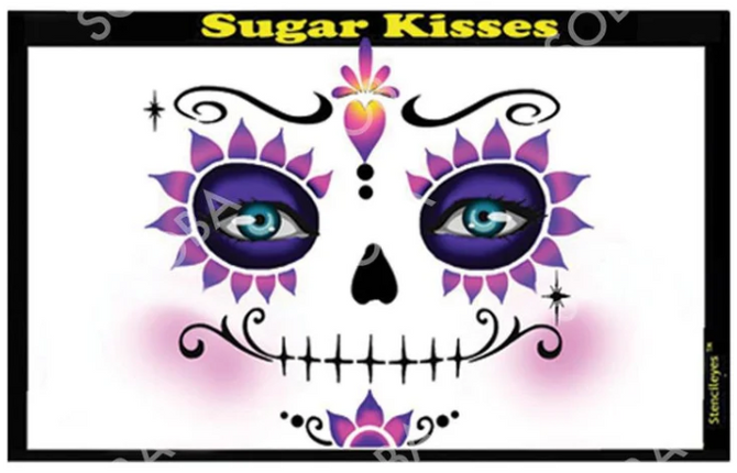 ShowOffs Body Art Sugar Kisses Masker Schmink Sjabloon
