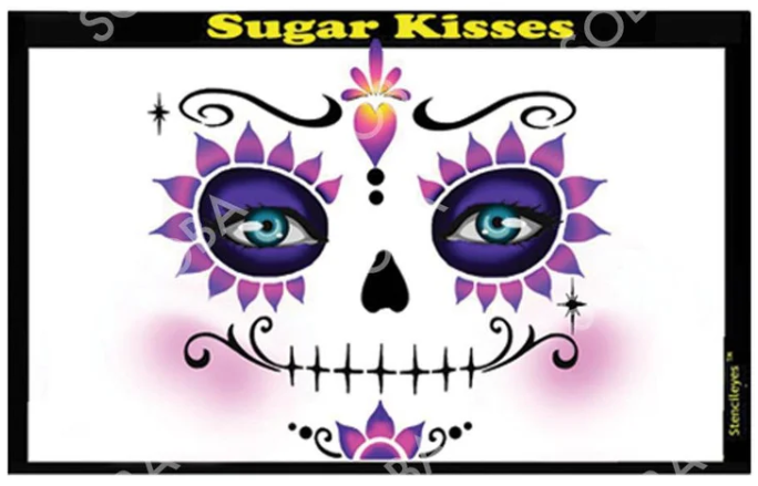 ShowOffs Body Art Sugar Kisses Masker Schmink Sjabloon