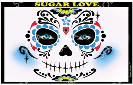 ShowOffs Body Art Sugar Love Masker Schmink Sjabloon