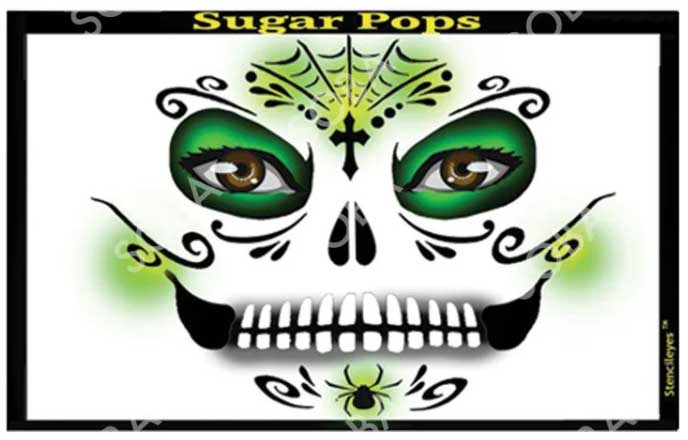 ShowOffs Body Art Sugar Pops Masker Schmink Sjabloon