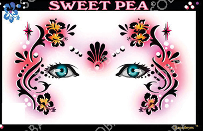 ShowOffs Body Art Sweet Pea Masker Schmink Sjabloon
