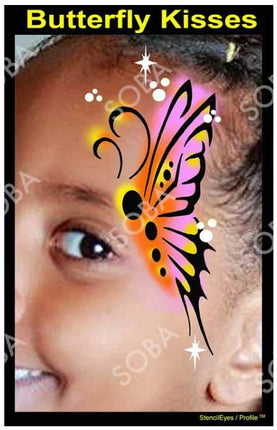 ShowOffs Body Art Vlinder Eyedesign Schminksjabloon