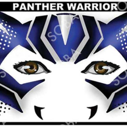 ShowOffs Body Art Warrior Masker Schmink Sjabloon