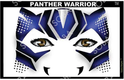 ShowOffs Body Art Warrior Masker Schmink Sjabloon