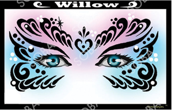 ShowOffs Body Art Willow Masker Schmink Sjabloon