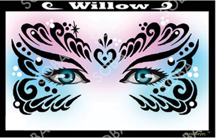 ShowOffs Body Art Willow Masker Schmink Sjabloon