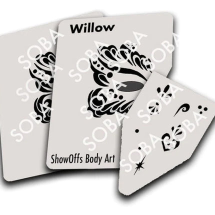 ShowOffs Body Art Willow Masker Schmink Sjabloon