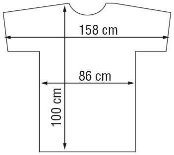 Sibel Kapmantel Zwart Flexi Velcro