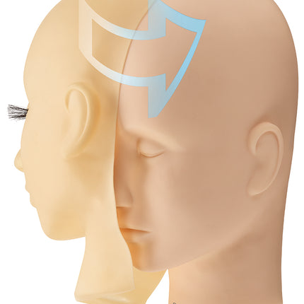 Sibel Schmink oefenhoofd met afneembaar masker