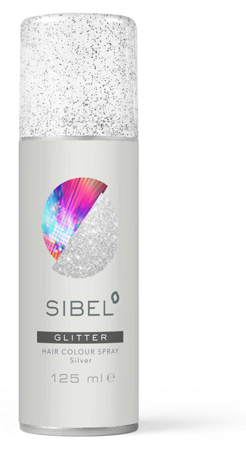 Sibel Sibel Haarspray Glitter Zilver 125 ml