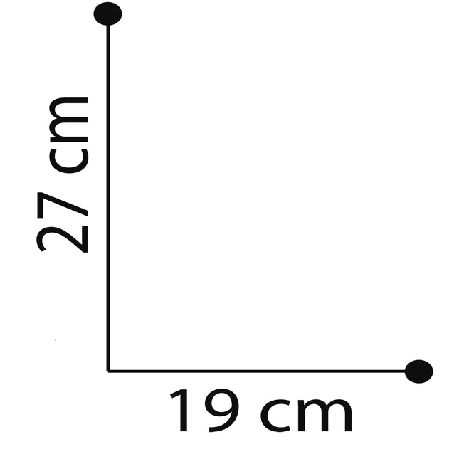Sibel Toilettas transparant witte rand