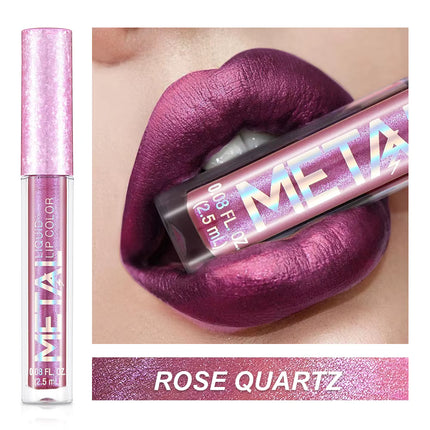 SkinDex SkinDex Metallic Liquid Lipstick Rose Quartz