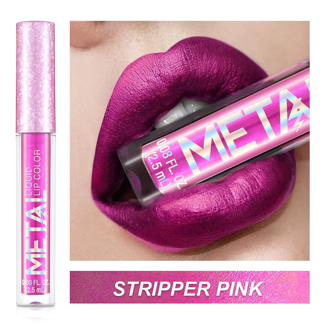 SkinDex SkinDex Metallic Liquid Lipstick Stripper Roze