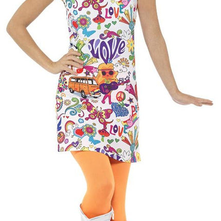 Smiffy's 60s Groovy carnavalskostuum dames