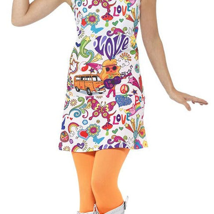 Smiffy's 60s Groovy carnavalskostuum dames