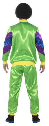 Smiffy's 80s Trainingspak Heren Groen