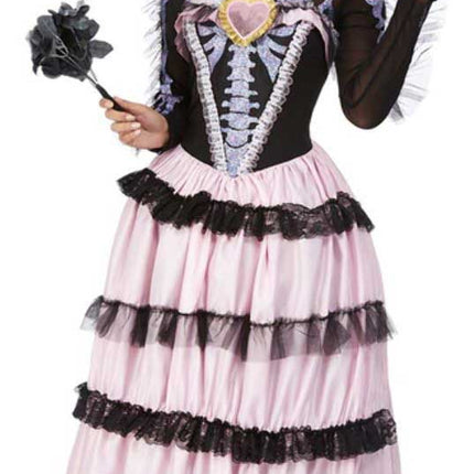 Smiffy's Deluxe Dag van de Doden dameskostuum