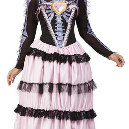 Smiffy's Deluxe Dag van de Doden dameskostuum