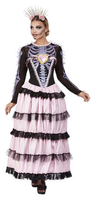 Smiffy's Deluxe Dag van de Doden dameskostuum
