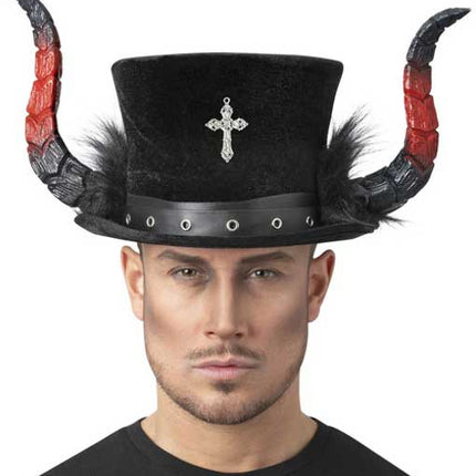 Smiffy's Deluxe Duivel Hoge Hoed